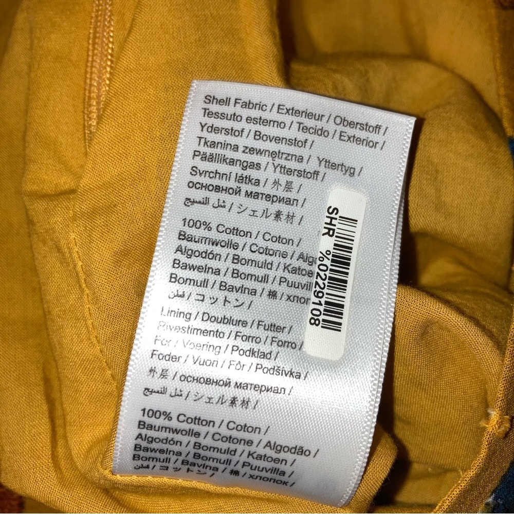 FARM Rio Yellow Tropical Tapestry layered Mini Skirt Size S - Picture 9 of 12